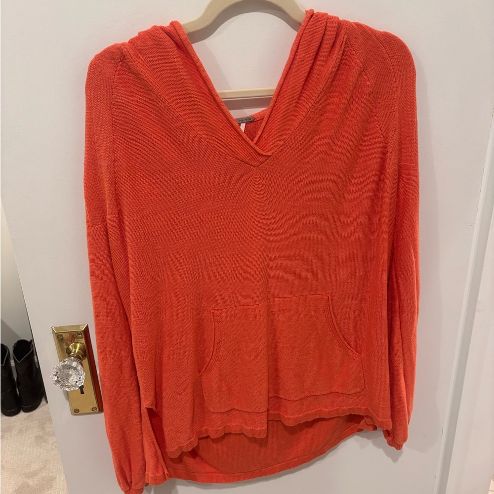 Free People Orange Hoodie